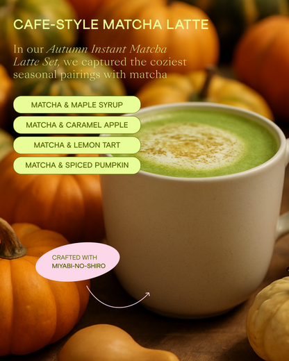 Momiji Matcha Latte 3-in-1 Set | Japanese Matcha with Marine Collagen