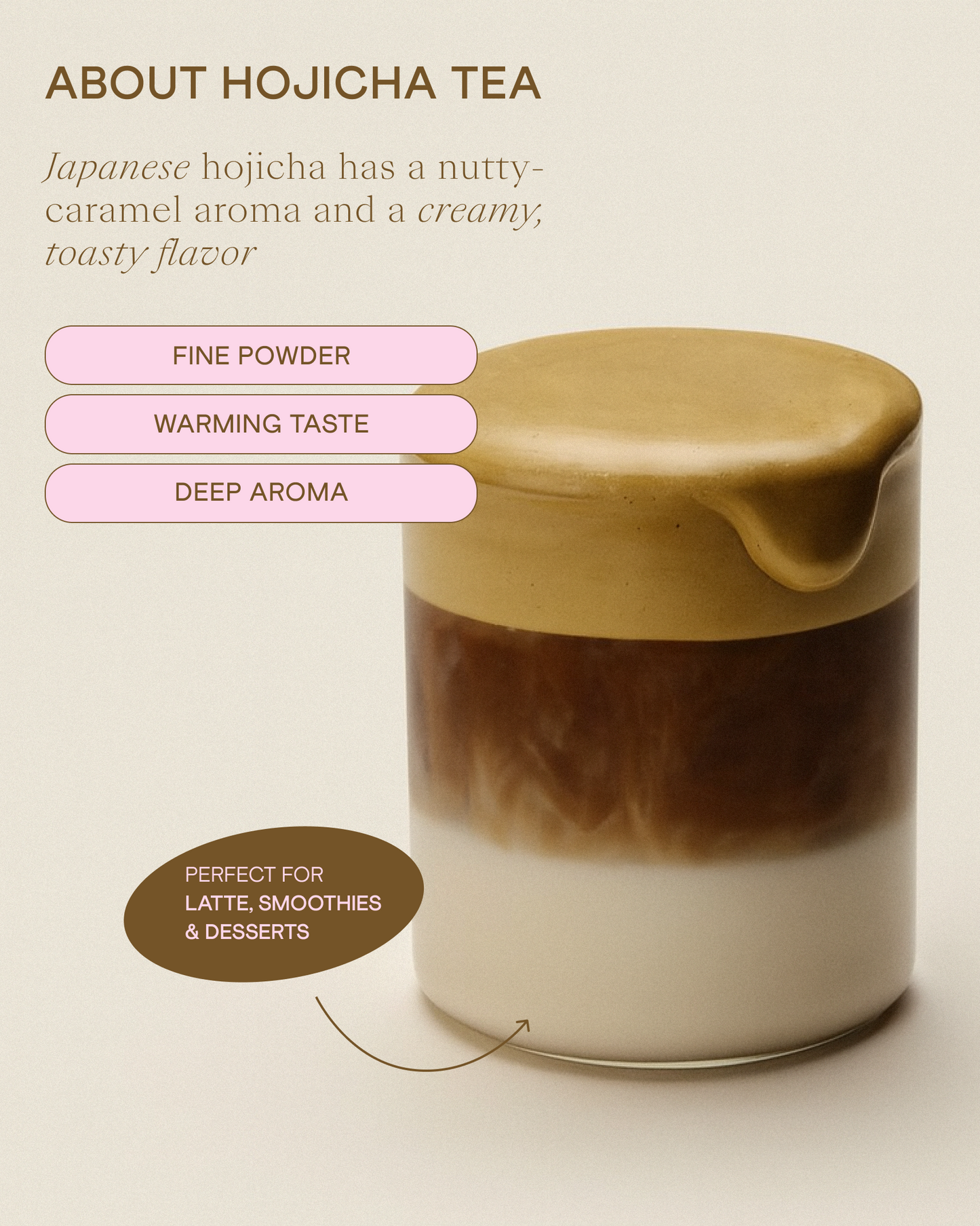 Wholesale Hojicha Tea Powder, 250 g
