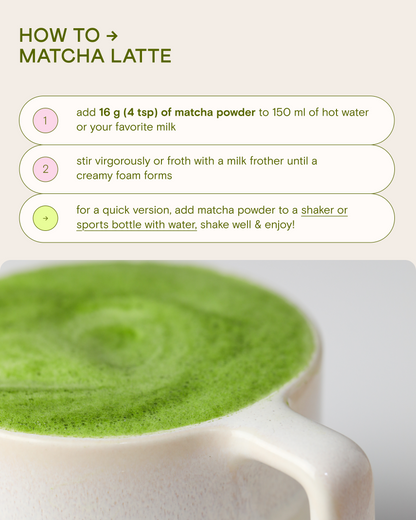 Momiji Matcha Latte 3-in-1 Set | Japanese Matcha with Marine Collagen