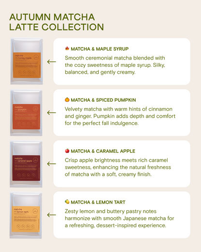 Momiji Matcha Latte 3-in-1 Set | Japanese Matcha with Marine Collagen