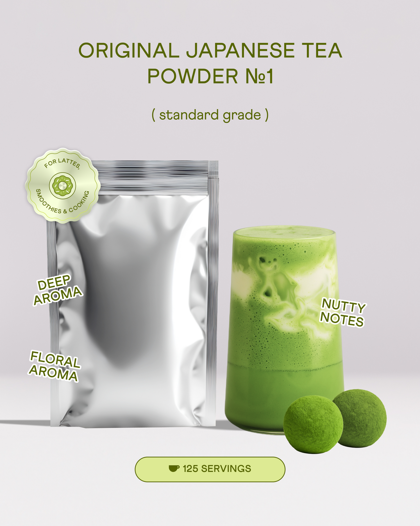 Wholesale Standard Matcha Powder №1, 250 g