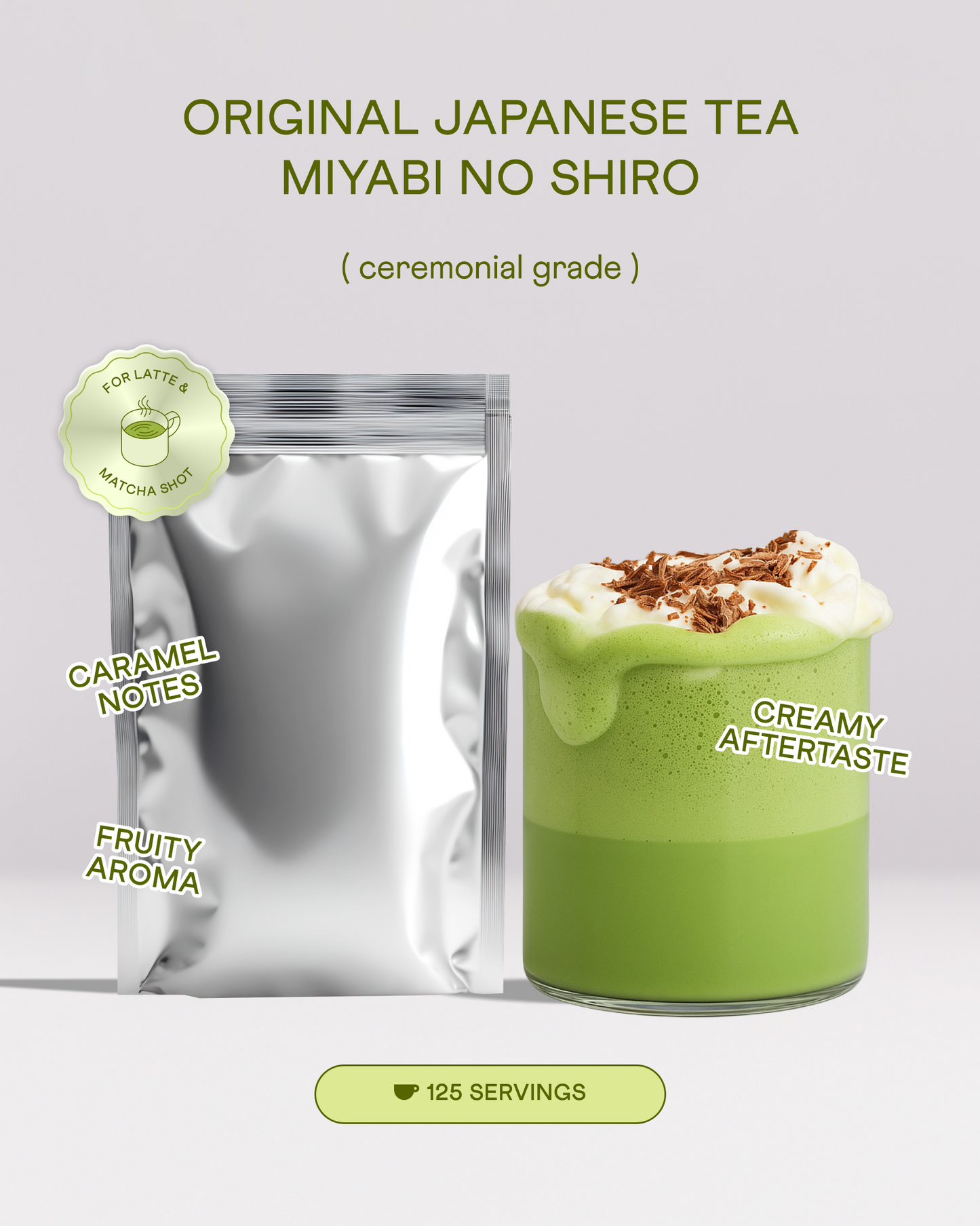 Wholesale Ceremonial Matcha Miyabi-no-Shiro, 250 g