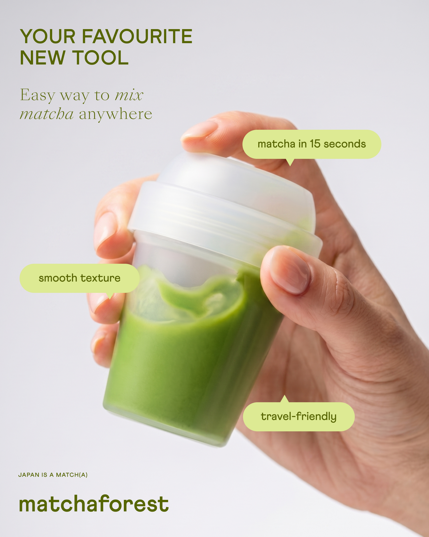 Matcha Mini Shaker