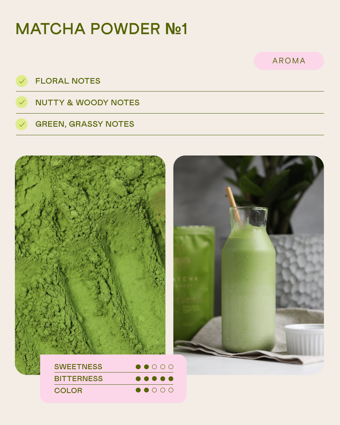 Wholesale Standard Matcha Powder №1, 250 g